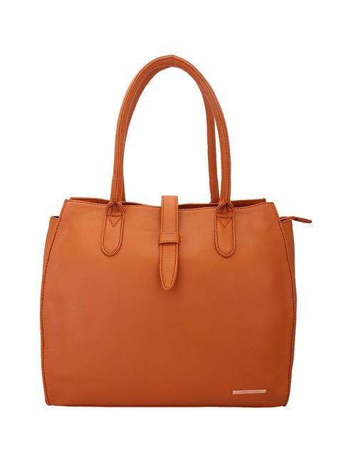 tan leatherette regular handbag - 13975852 - Very Small Image - 1