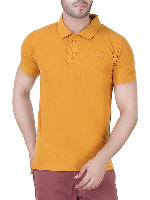 yellow cotton t-shirt - 13977413 - Very Small Image - 1