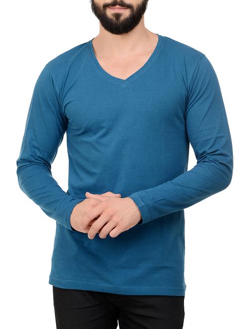 light blue cotton t-shirt - 13979255 - Very Small Image - 1