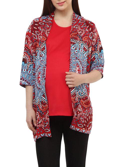multi colored printed maternity wear - 13982670 - Very Small Image - 1