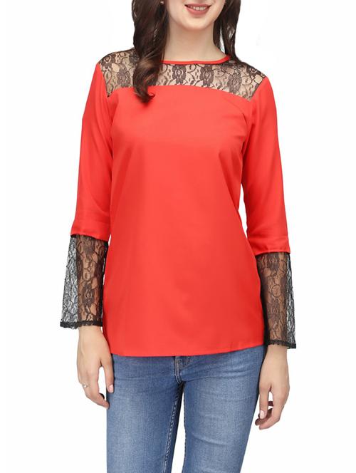 women's straight boat neck top - 13983203 - Very Small Image - 1