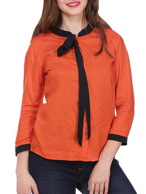 tie up detail button up top - 13984397 - Very Small Image - 1