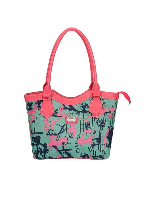 multi colored leatherette regular handbag - 13990844 - Very Small Image - 1