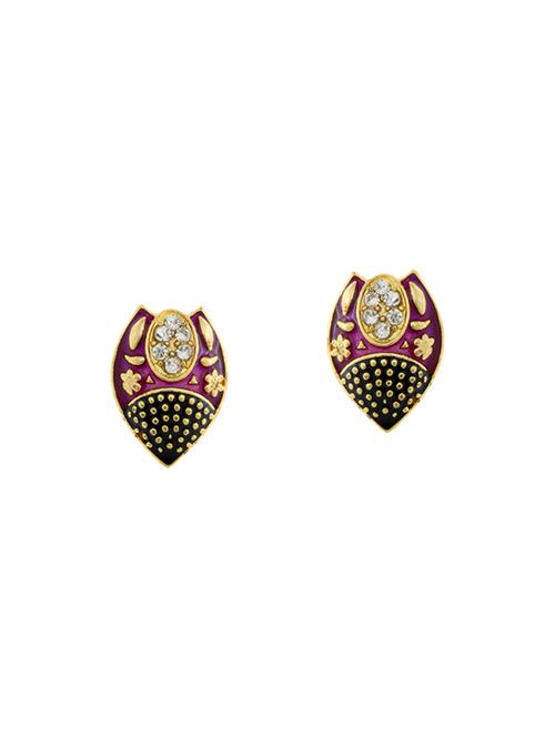 multi colored metal studs earrings - 13991923 - Very Small Image - 1