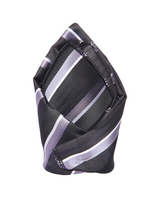 black polyester pocketsquare - 13993617 - Very Small Image - 1