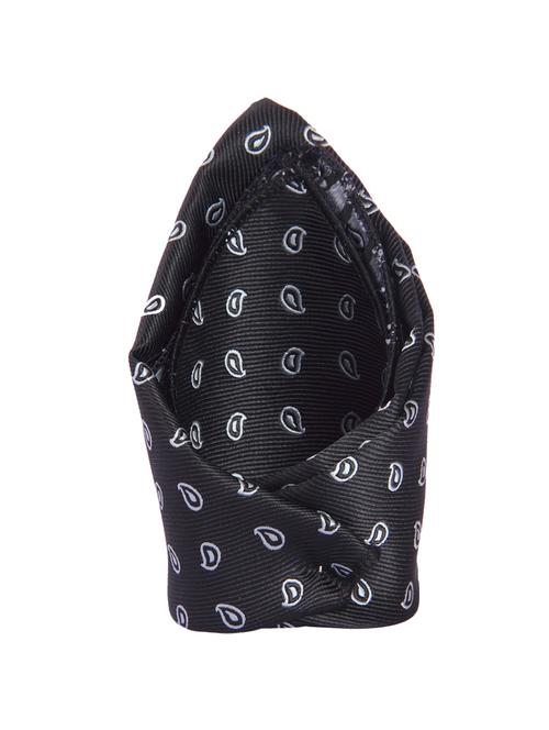 black polyester pocketsquare - 13993673 - Very Small Image - 1