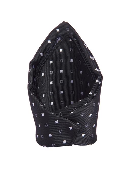 black polyester pocketsquare - 13993675 - Very Small Image - 1