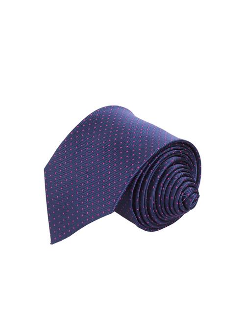 blue polyester tie and pocket square set - 13993719 - Very Small Image - 1