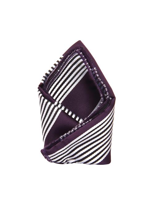 purple polyester pocketsquare - 13993735 - Very Small Image - 1