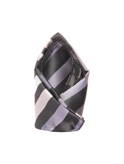 black polyester pocketsquare - 13993740 - Very Small Image - 1