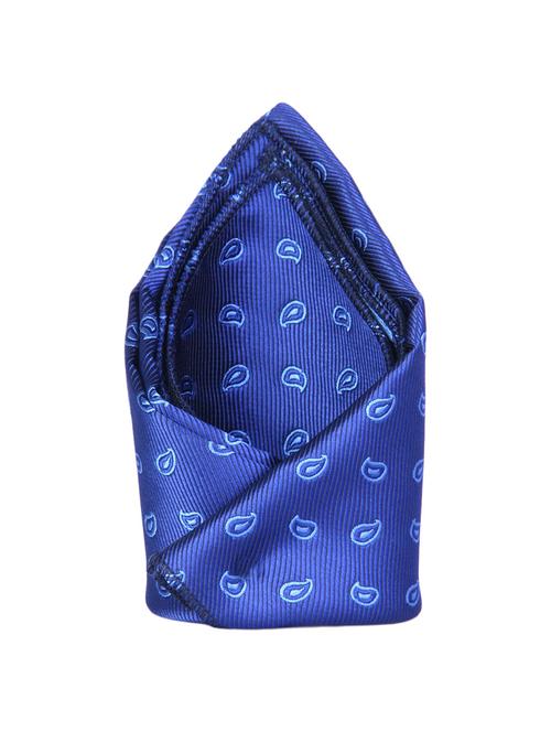 blue polyester pocketsquare - 13993771 - Very Small Image - 1