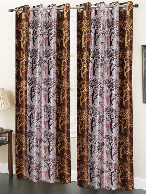 set of 2 polyester window curtains - 13993930 - Very Small Image - 1