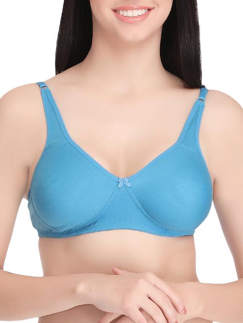 blue cotton tshirt bra - 13994041 - Very Small Image - 1