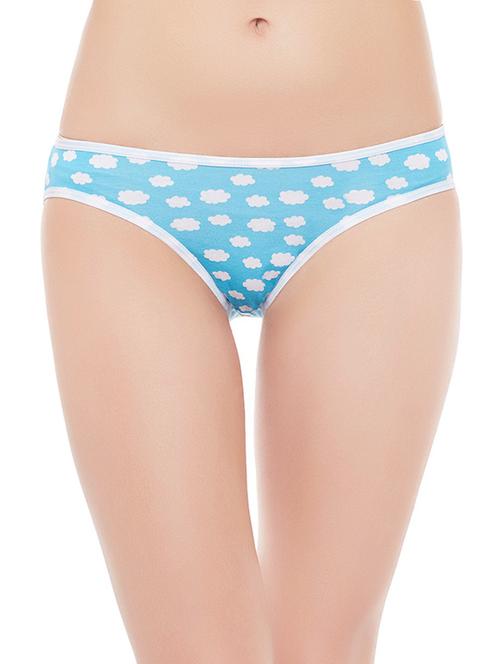 blue cotton bikini panty - 13994066 - Very Small Image - 1