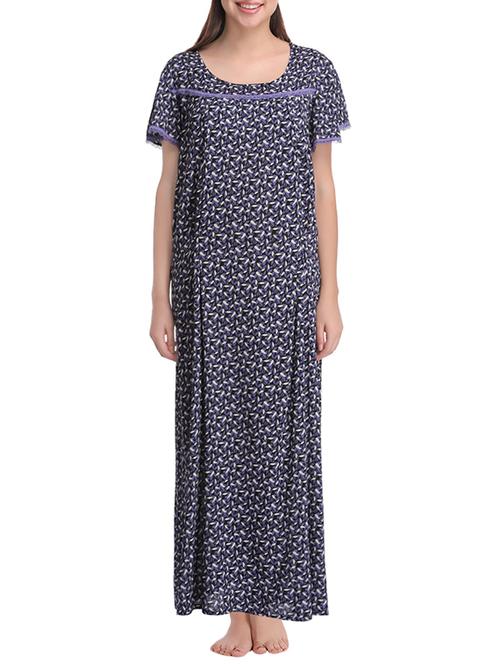 black cotton gown - 13994114 - Very Small Image - 1