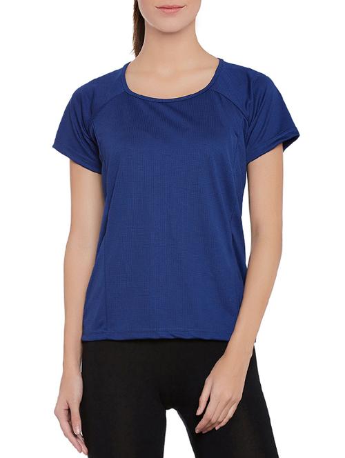 blue cotton regular tshirt - 13994124 - Very Small Image - 1