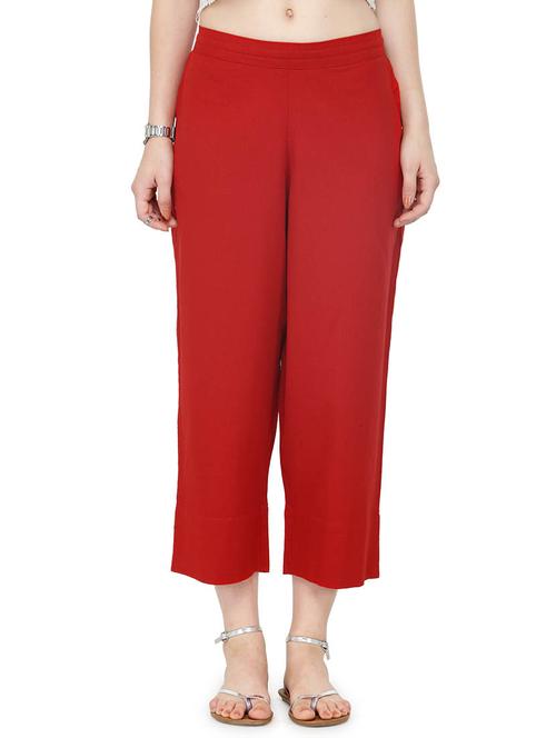 solid straight pant - 13999607 - Very Small Image - 1