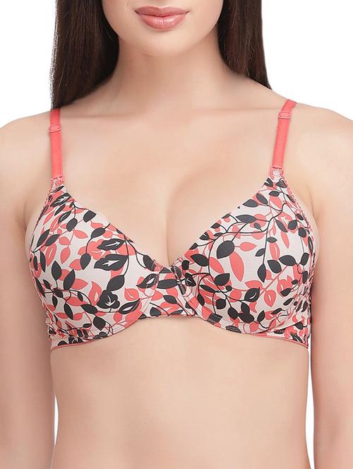 multicoloured nylon push up bra - 14001195 - Very Small Image - 1