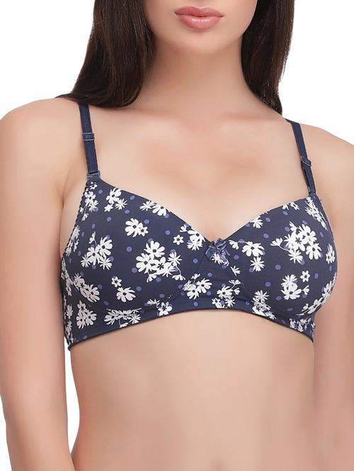 blue nylon push up bra - 14001200 - Very Small Image - 1
