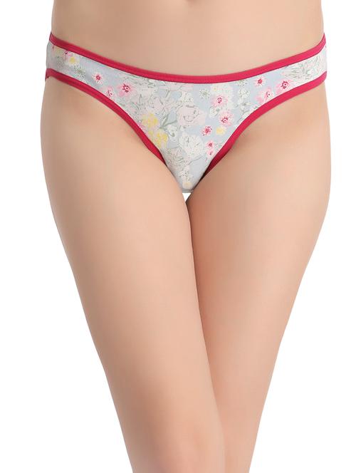 blue cotton bikini panty - 14001307 - Very Small Image - 1
