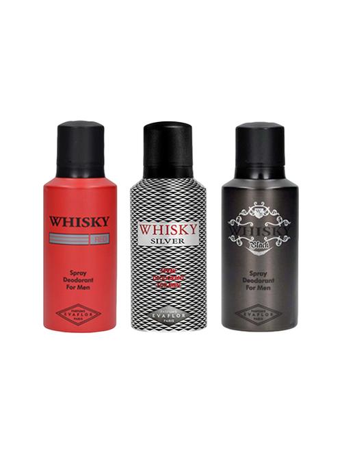 evaflor whisky red, silver & black deo - 14003257 - Very Small Image - 1