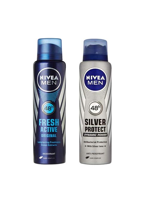 nivea active original & silver protect deo - 14003401 - Very Small Image - 1
