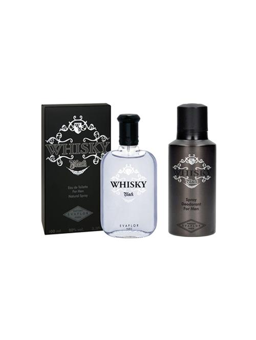 evaflor whisky black edt & deo - 14003429 - Very Small Image - 1