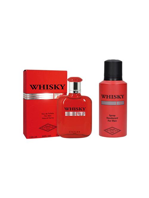 evaflor whisky red edt & deo - 14003431 - Very Small Image - 1