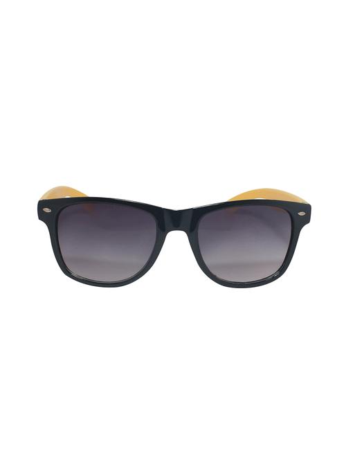 hipe unisex wayfarer black frame sunglasses - 14008052 - Very Small Image - 1