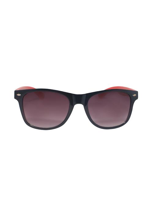 hipe unisex wayfarer black frame sunglasses - 14008053 - Very Small Image - 1