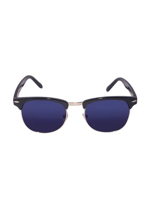 hipe unisex wayfarer black semi-rimless frame sunglasses - 14008057 - Very Small Image - 1