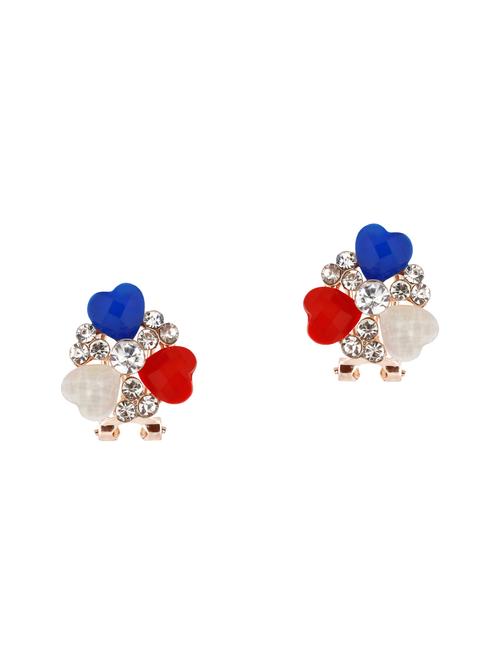 multi colored studs earrings - 14011980 - Very Small Image - 1