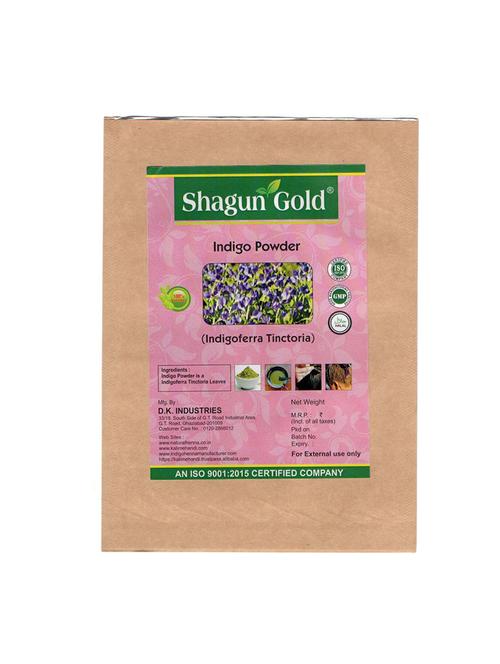 shagun gold natural indigo powder pack of 2 (200 g) - 14012187 - Very Small Image - 1
