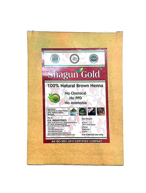 shagun gold natural hair color brown),200g - 14012284 - Very Small Image - 1