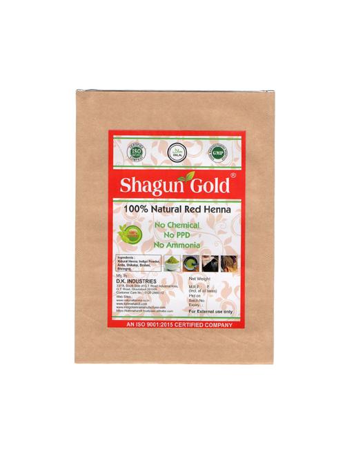 shagun gold natural red henna ( chemical free ) 100g - 14012300 - Very Small Image - 1