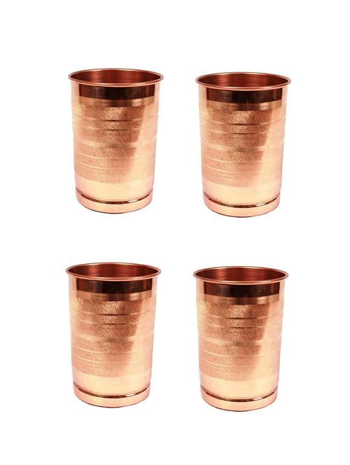 handmade pure copper set of 4 glasses by joco prime - 14033731 - Very Small Image - 1