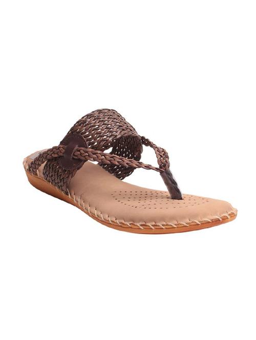 brown toe separator sandal - 14038657 - Very Small Image - 1