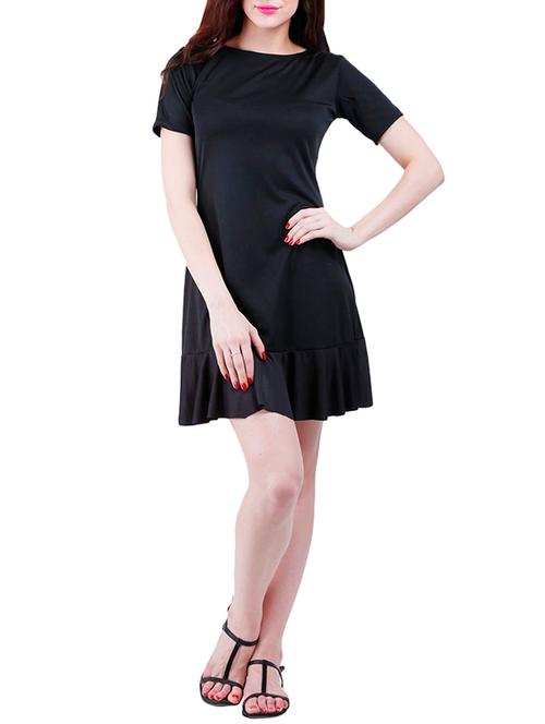 black poly spandex dress - 14039328 - Very Small Image - 1