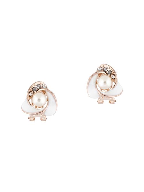 white studs earrings - 14040496 - Very Small Image - 1
