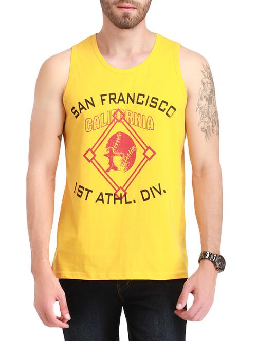 yellow cotton t-shirt - 14042365 - Very Small Image - 1