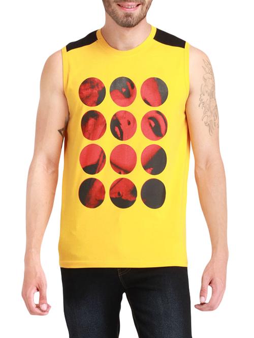 yellow cotton t-shirt - 14042369 - Very Small Image - 1