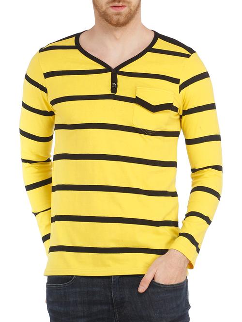 yellow cotton t-shirt - 14042382 - Very Small Image - 1