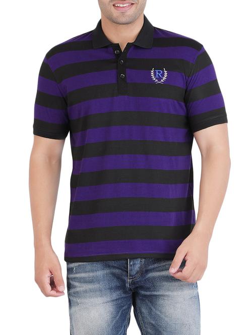 purple cotton t-shirt - 14042394 - Very Small Image - 1