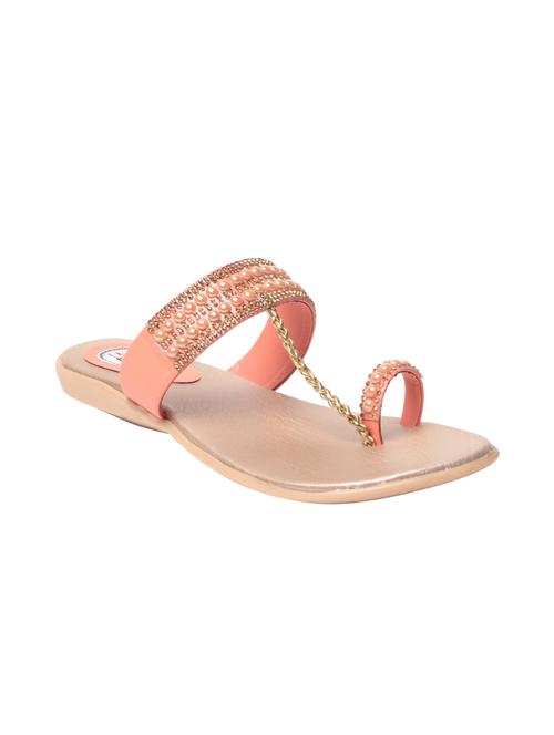 pink one toe sandal - 14048387 - Very Small Image - 1