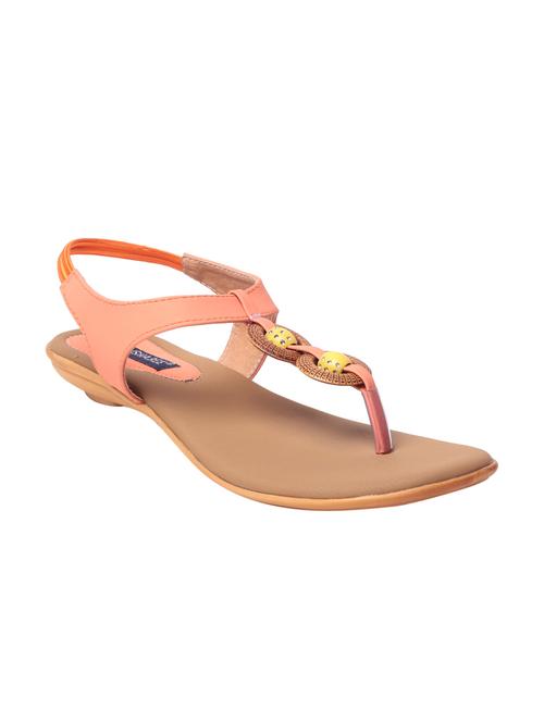 orange t-strap sandal - 14048416 - Very Small Image - 1