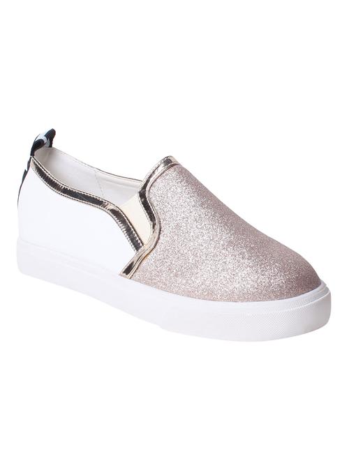 gold plimsolls casual shoe - 14048769 - Very Small Image - 1