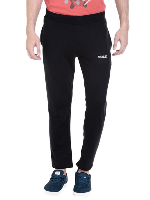black cotton track pant - 14052493 - Very Small Image - 1