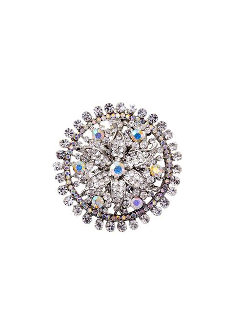 silver metal brooch - 14055376 - Very Small Image - 1