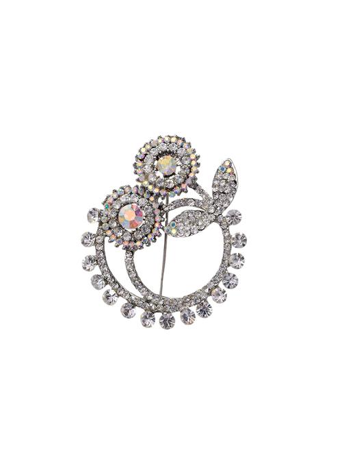 silver metal brooch - 14055378 - Very Small Image - 1