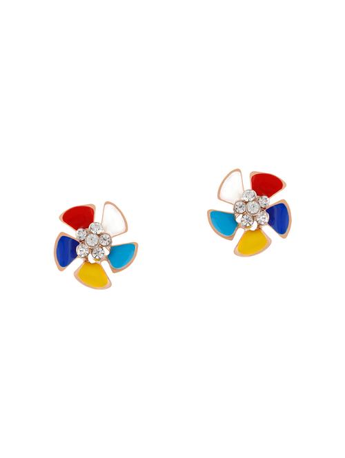 multi colored studs earring - 14062533 - Very Small Image - 1
